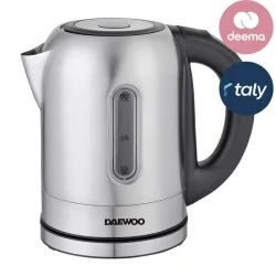 Daewoo 1.76L Stainless Steel Kettle with LED Display - Silver